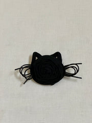 FICKLESTICKS Kitty Face Pin - BLACK