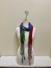 Monkey Mango Fringe Scarf - PRINT 70