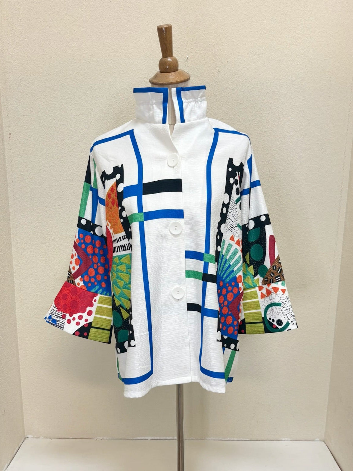 DAMEE ABSTRACT FRAMED ART JKT - 4955 - MLT