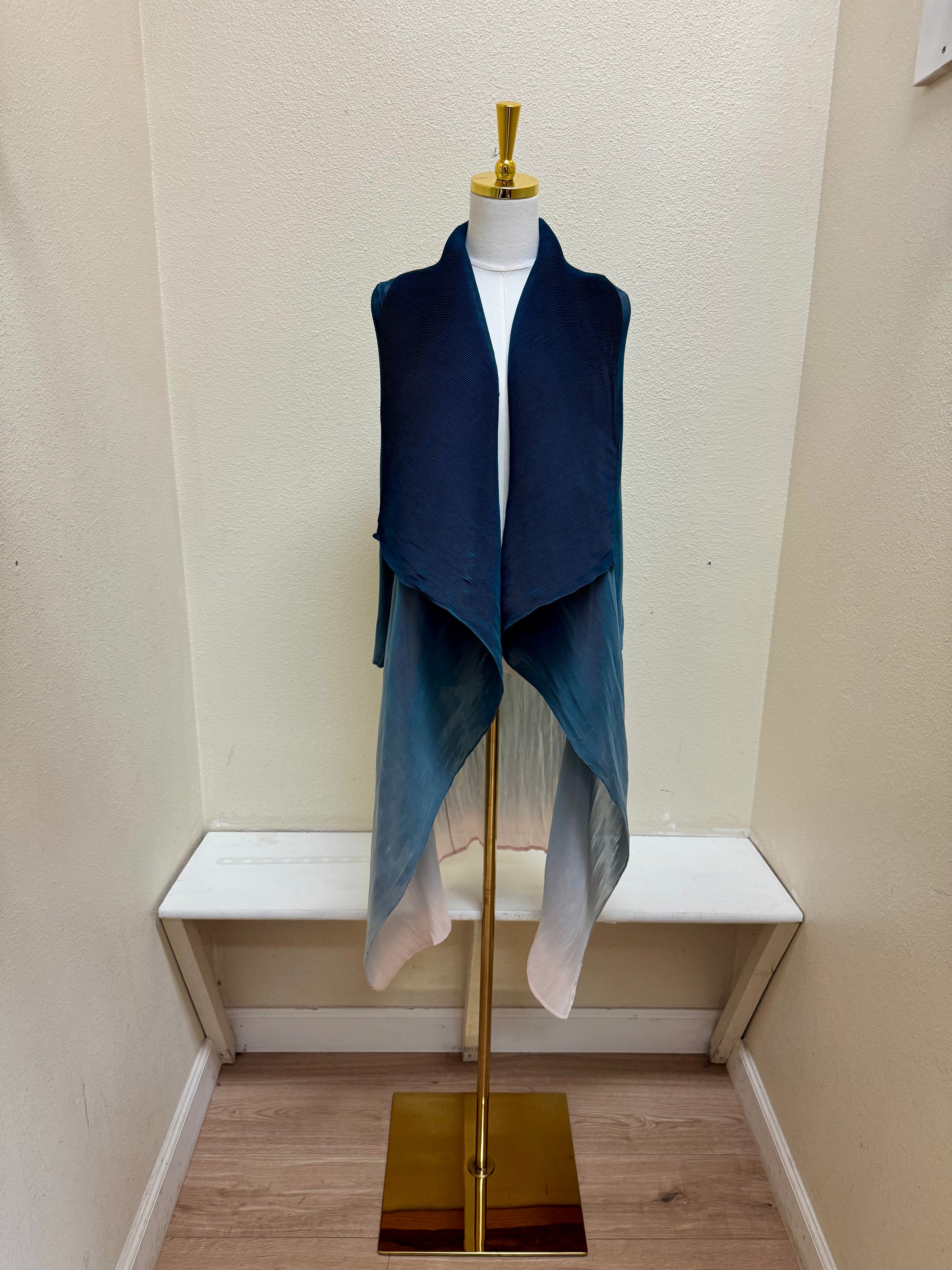 Alquema Long Collare Coat - CHARCOAL GOES LIGHT