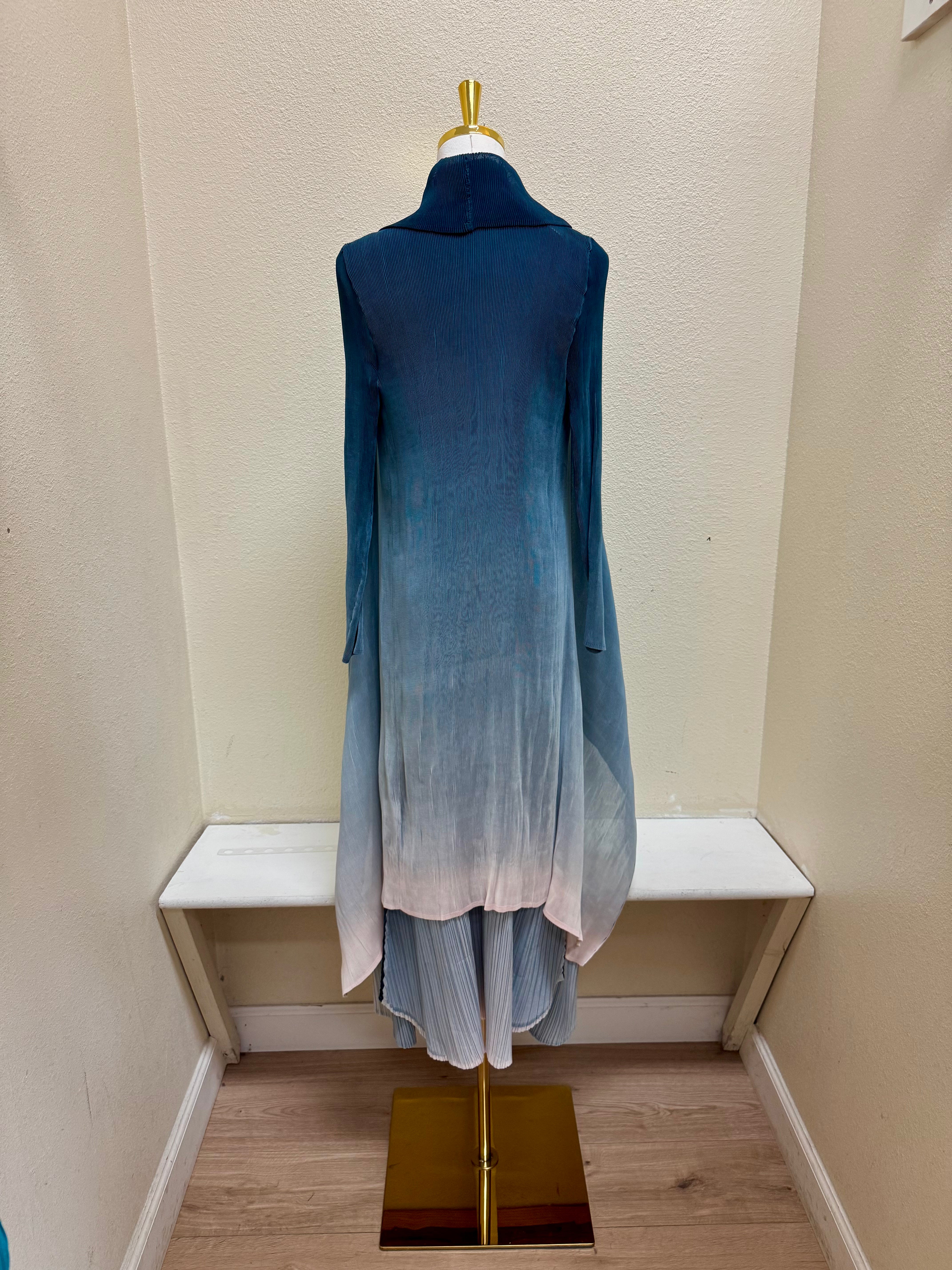 Alquema Long Estrella Dress - CHARCOAL GOES LIGHT