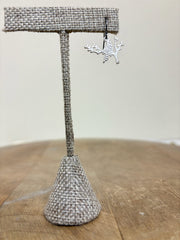Takobia Silver Bird Branch Earring