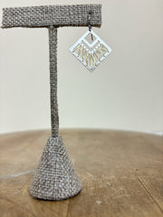 Takobia Two Tone Diamond Cutout Earring