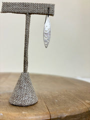 Takobia Silver Long Butterfly Cutout Earring