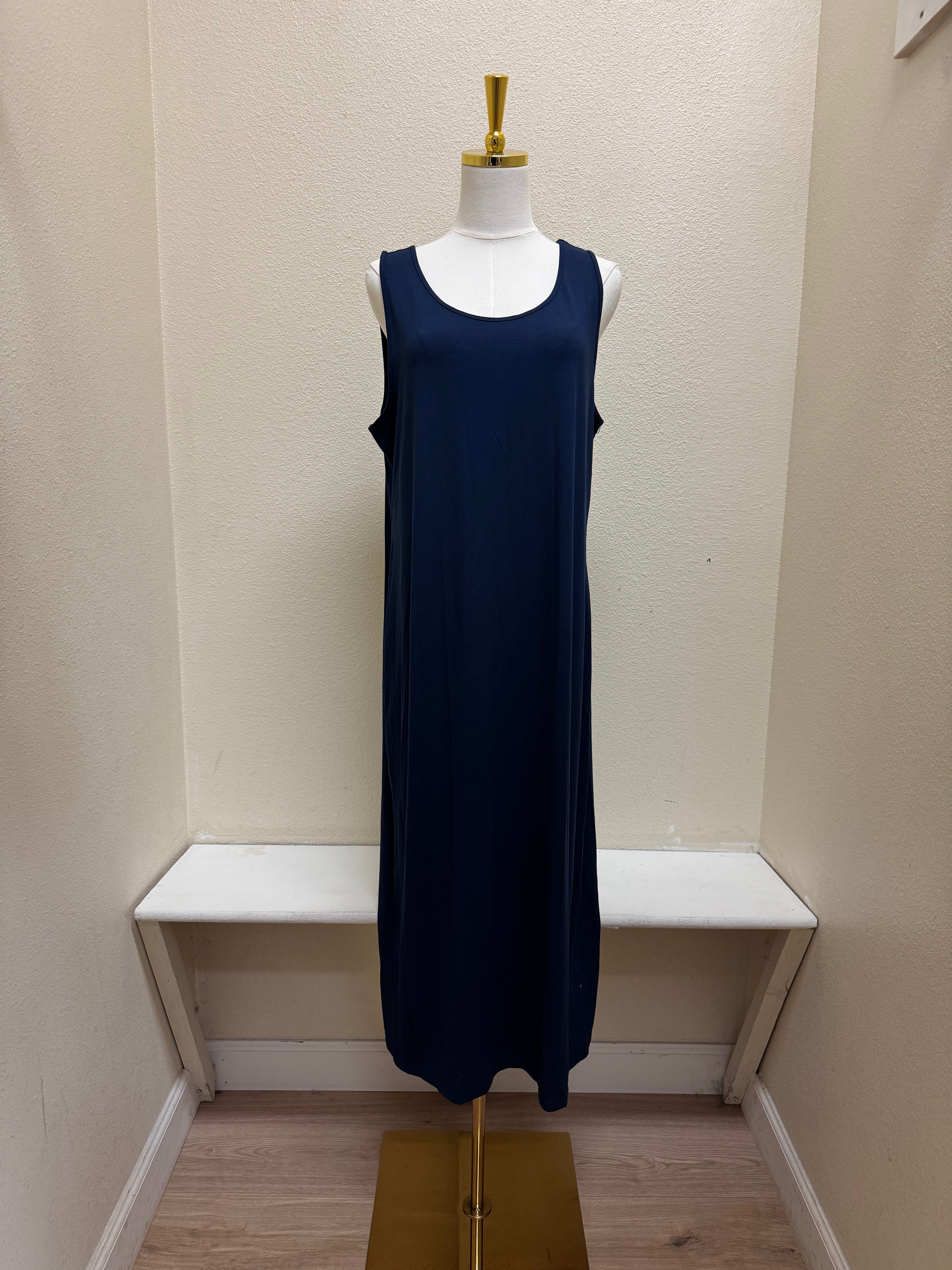 Habitat Core Travel Knit Solid Everything Dress - 55985 - MIDNIGHT - L ONLY