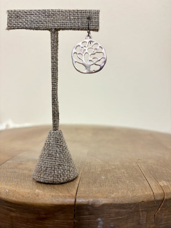 Takobia Silver Tree Silhouette Earring