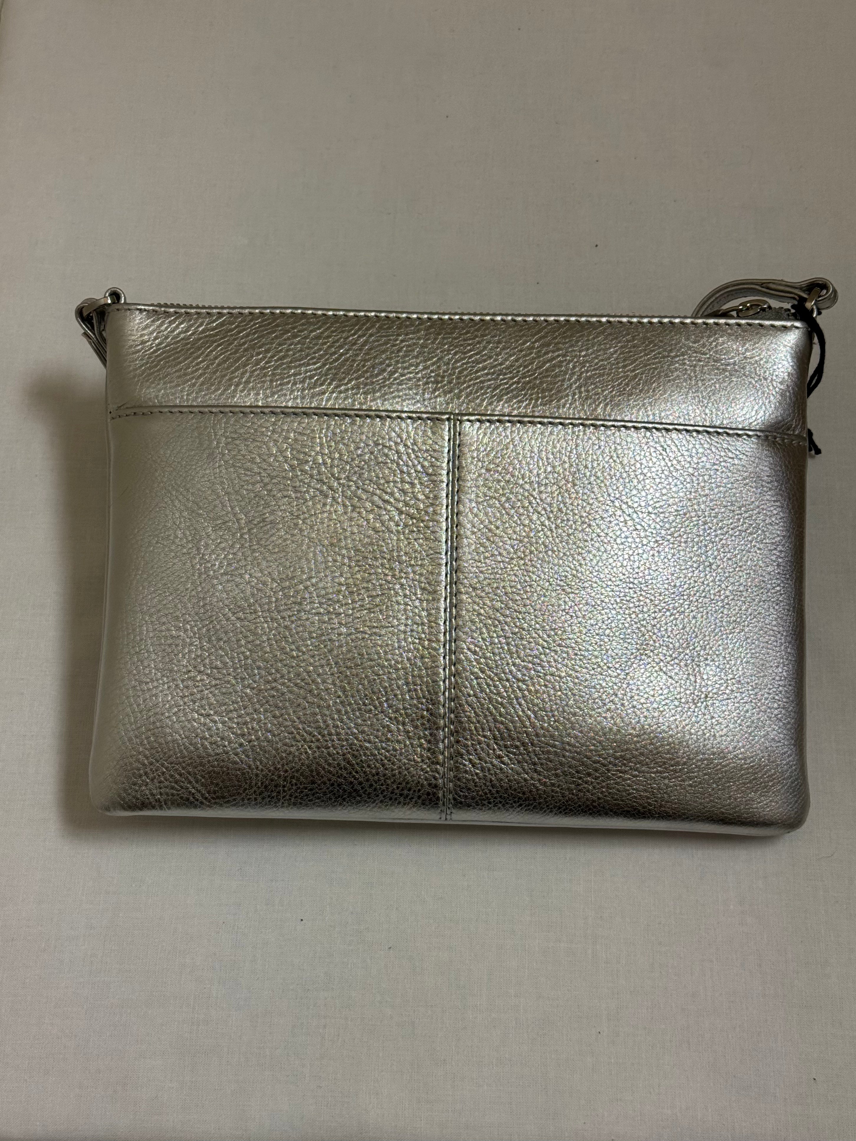 ili New York - SLIM CROSSBODY BAG - 6341 - SILVER