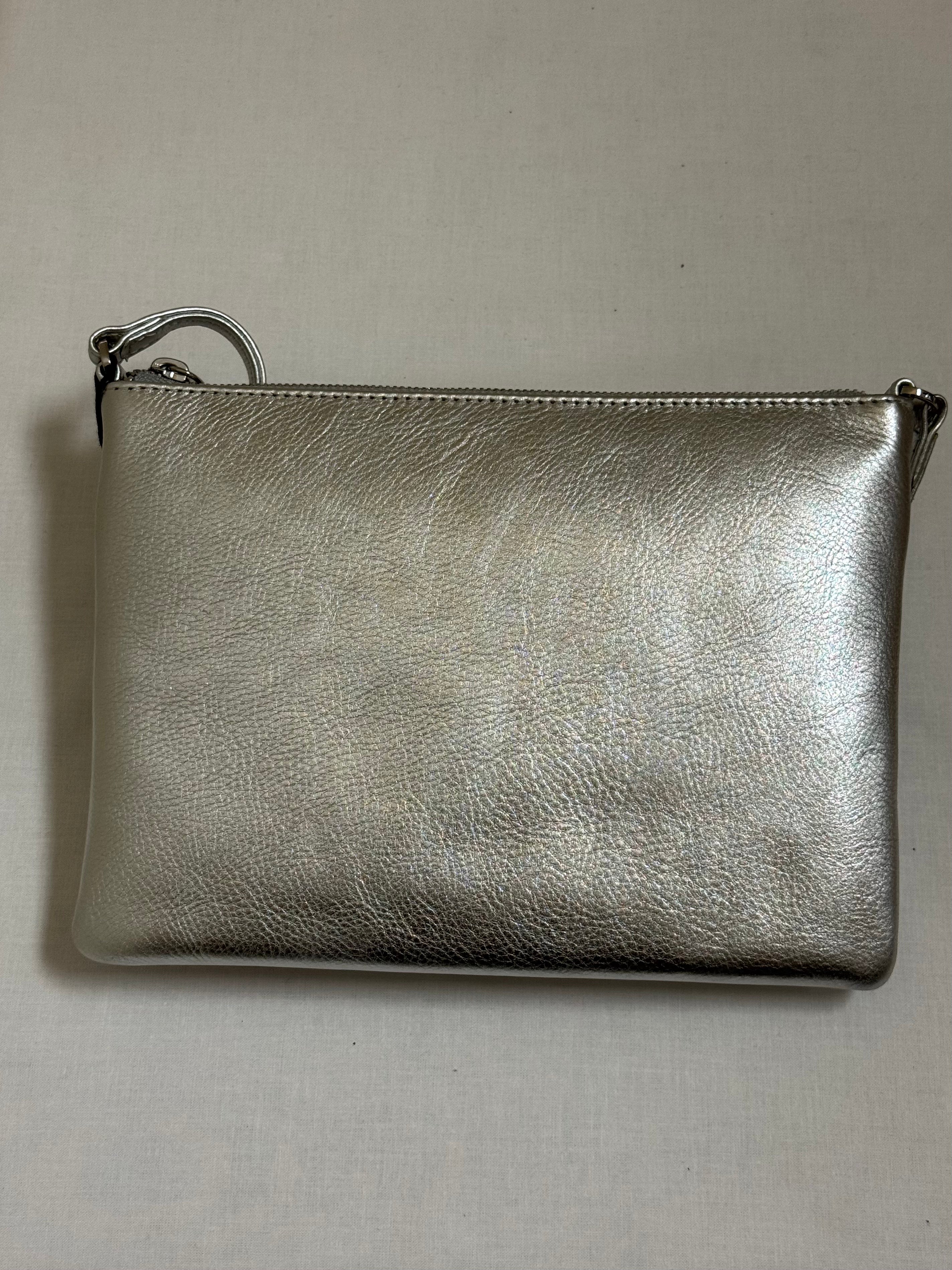 ili New York - SLIM CROSSBODY BAG - 6341 - SILVER