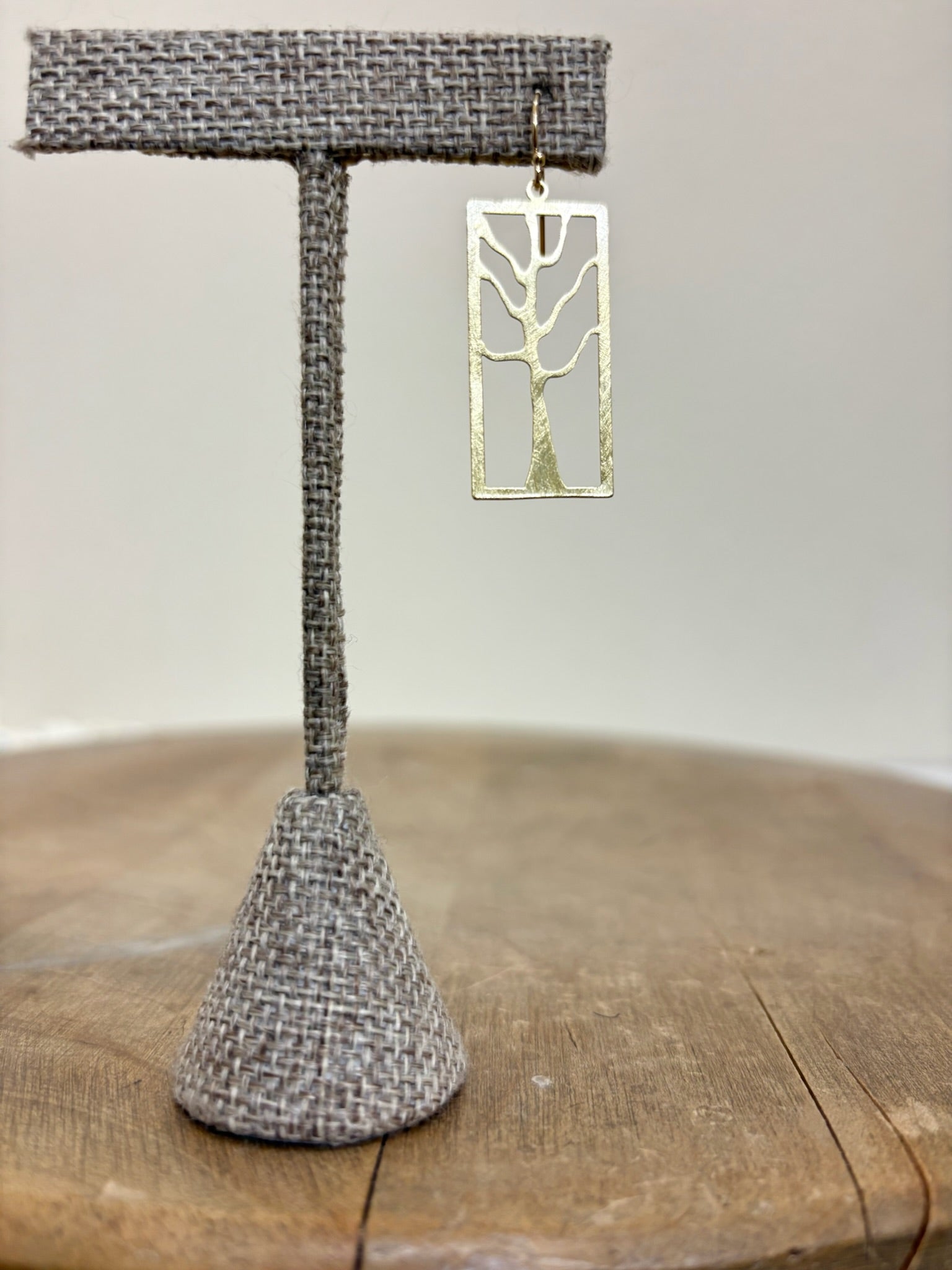 Takobia Gold Tree Cutout Earring