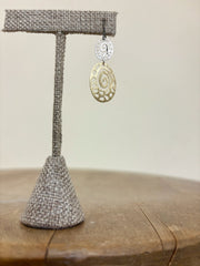 Takobia Two Tone Swirl Cutout Earring