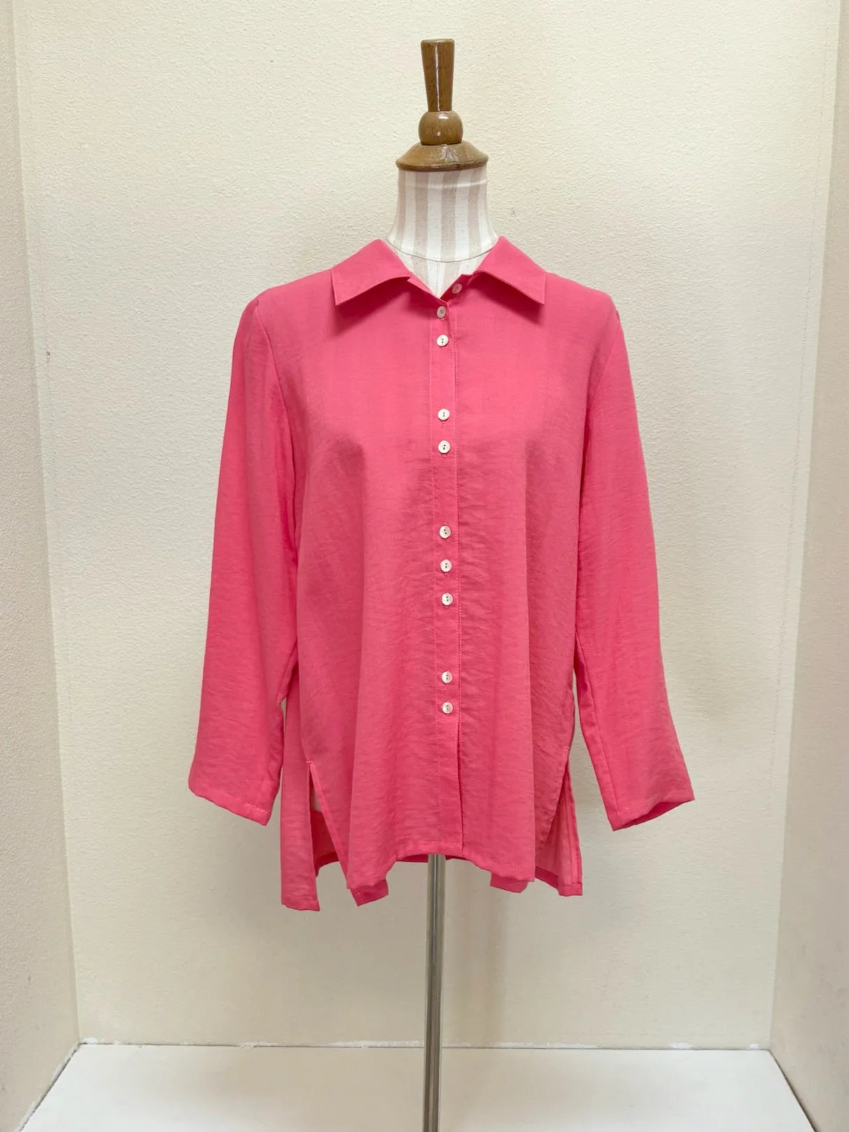 Fridaze AA59 - Fun Buttons Linen Shirt