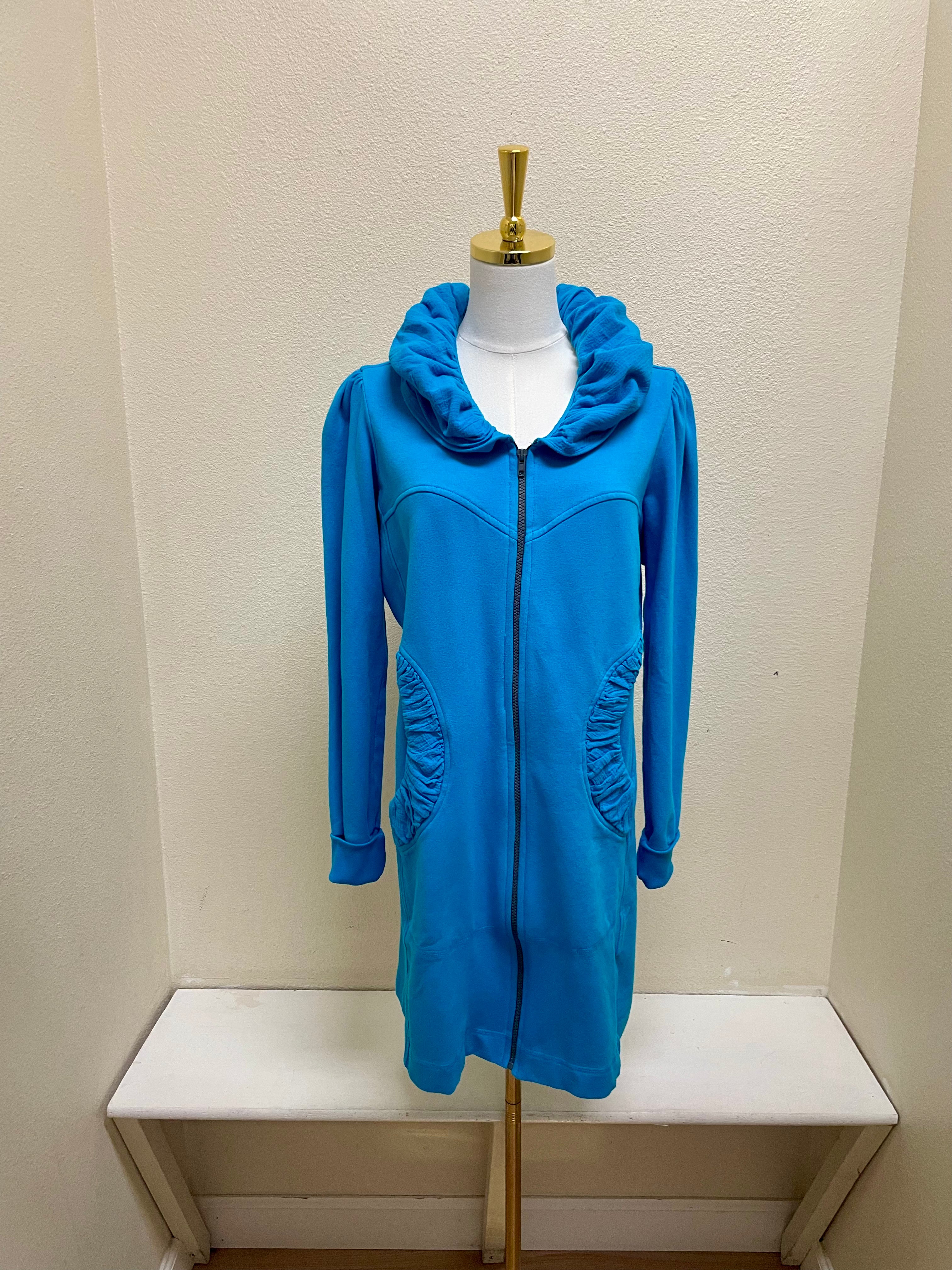 Color Me Cotton CMC Leah Hoodie Jacket - METHYL BLUE - SFT-3187