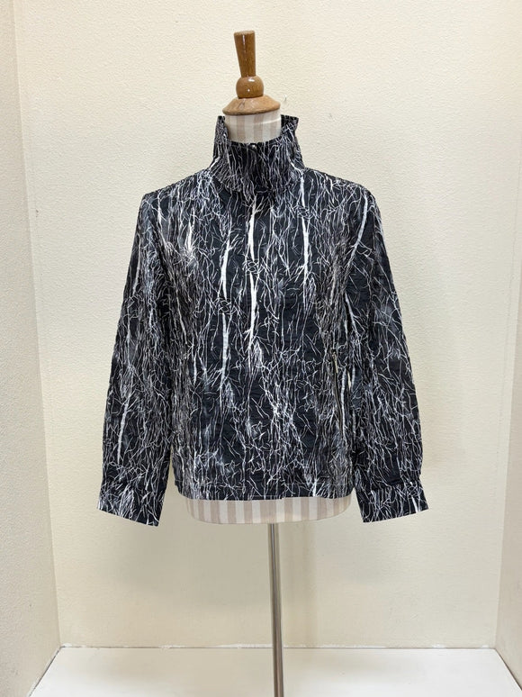 DAMEE ABSTRACT ULTRALIGHT BIKER JKT - 4950 - BLK