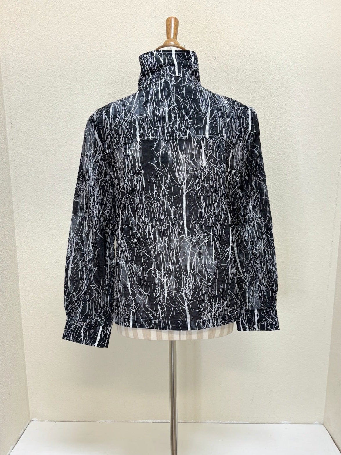 DAMEE ABSTRACT ULTRALIGHT BIKER JKT - 4950 - BLK