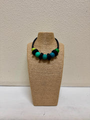 Frank Ideas Green and Blue Necklace