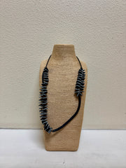 SYLCA Black Square Necklace