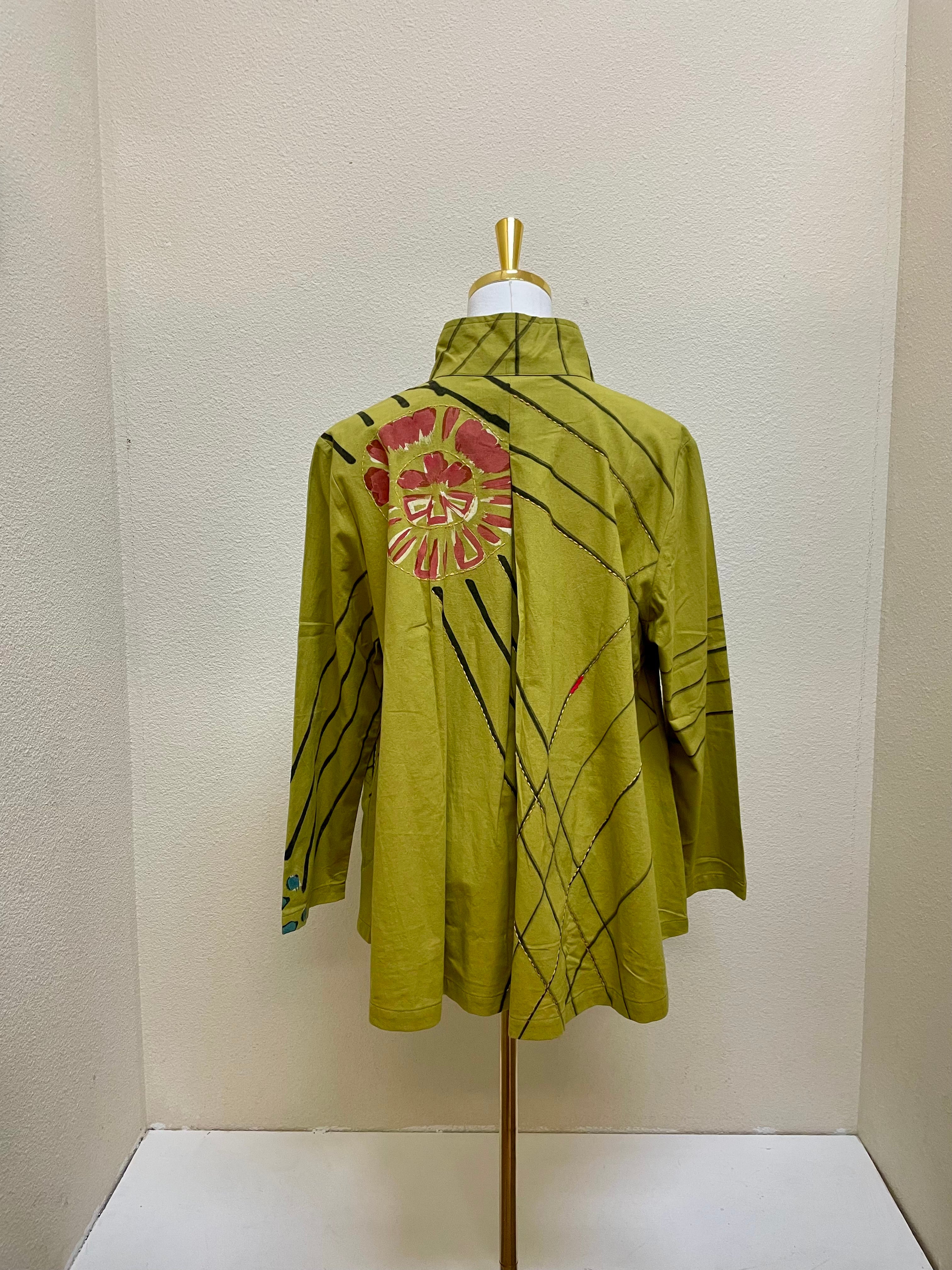 Yaza Shirt Jacket - LEMON - BJ-17148