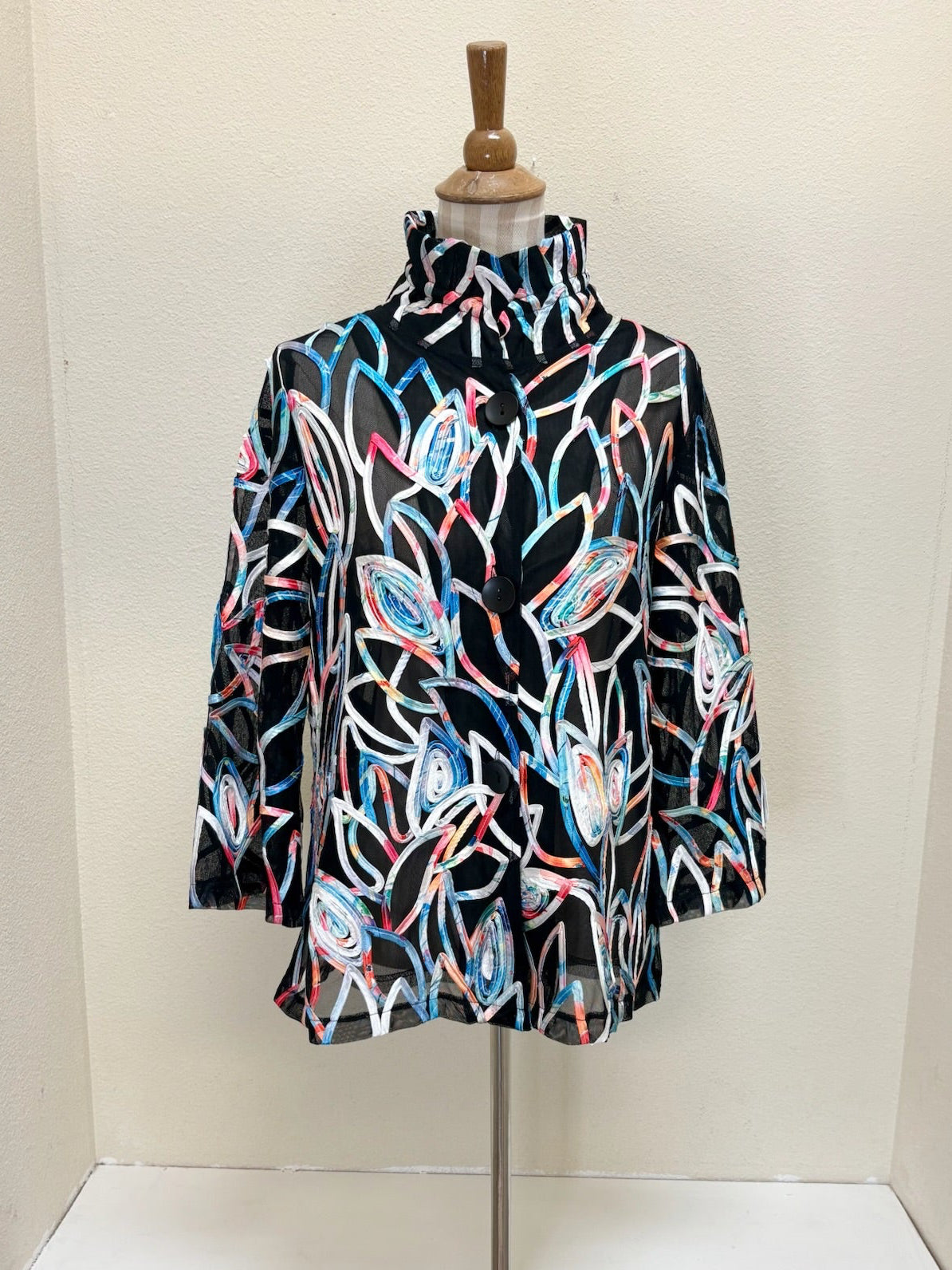 DAMEE FLORAL SOUTACHE JKT - 2395 - CRL