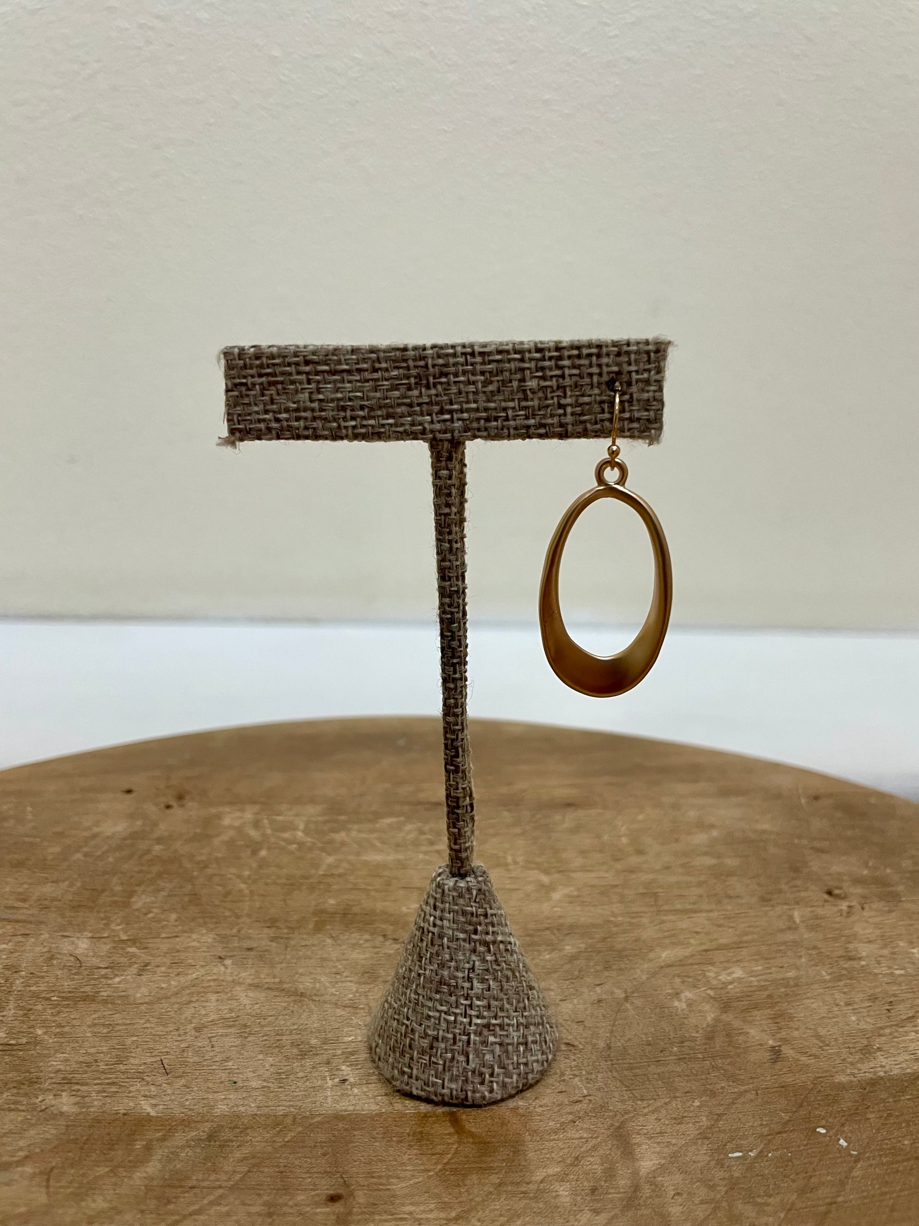 RAIN Oval Earrings