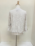 Ali Miles Woven Lace Pop-Over Tunic - A35724TM - 108-SFWHT