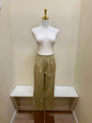 CUT LOOSE Organic Poplin Tapered Crop Pant - 1992846 - BARK