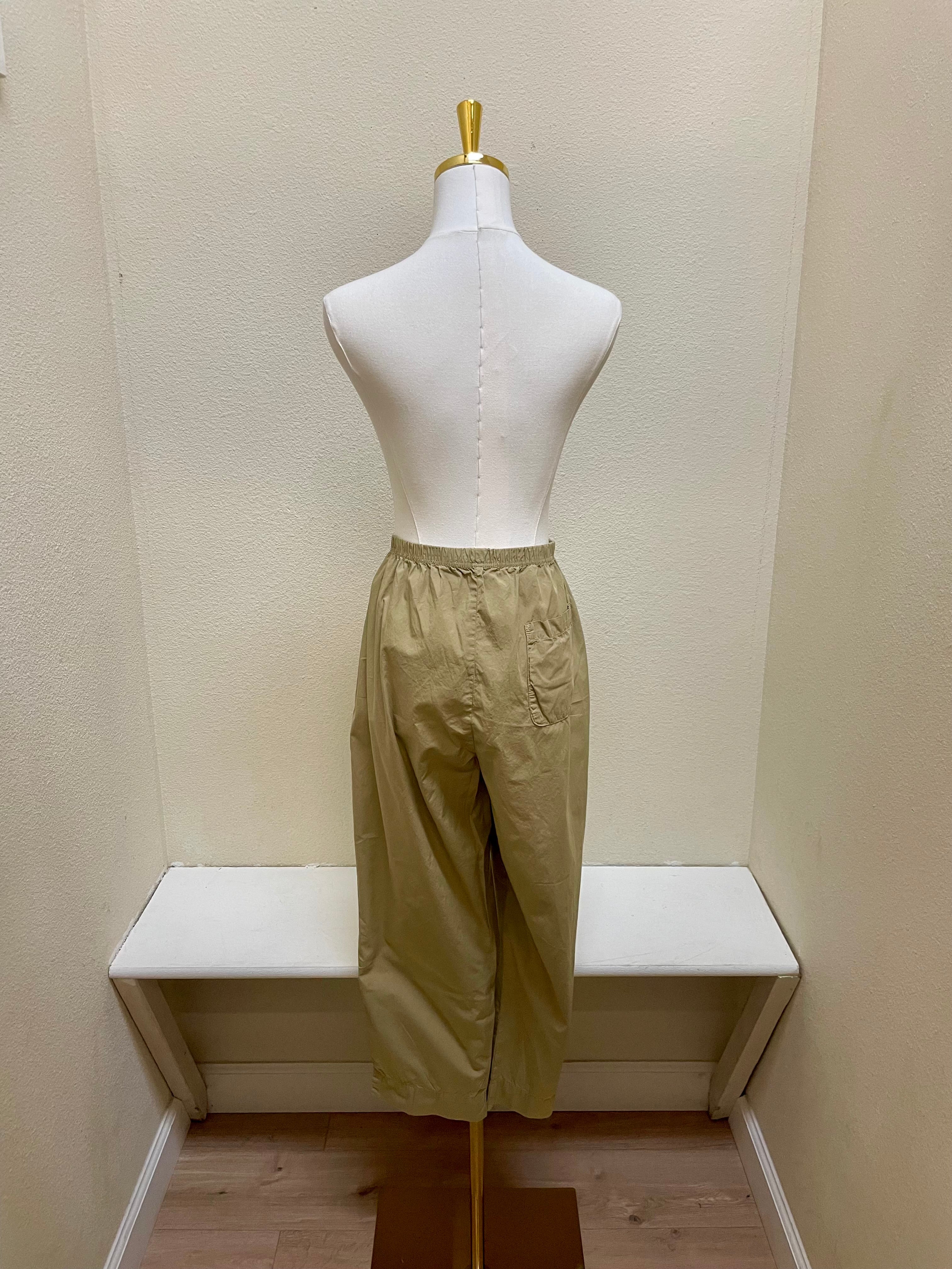 CUT LOOSE Organic Poplin Tapered Crop Pant - 1992846