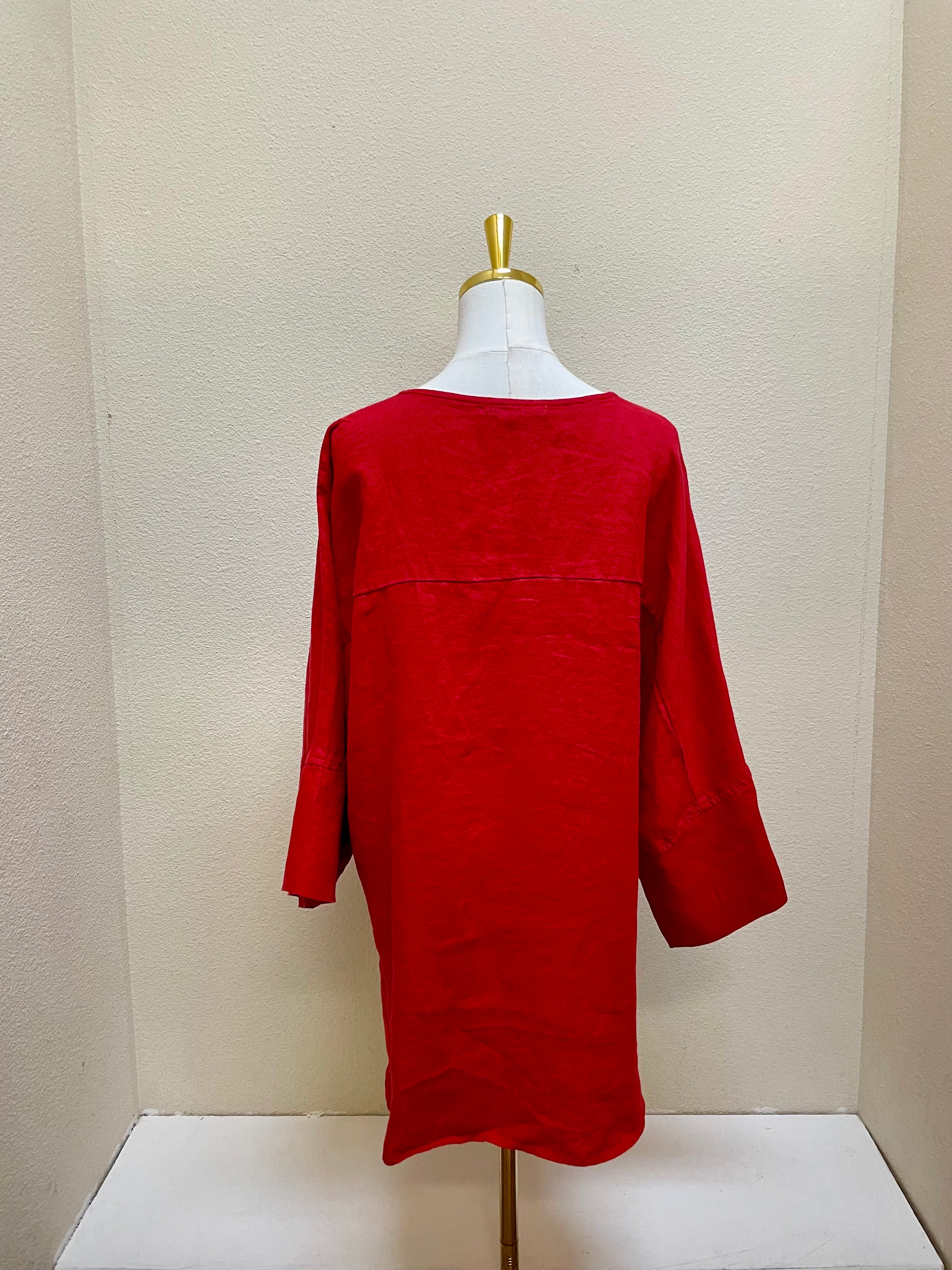 CUT LOOSE Hanky Linen One-Size Pullover - 4206315
