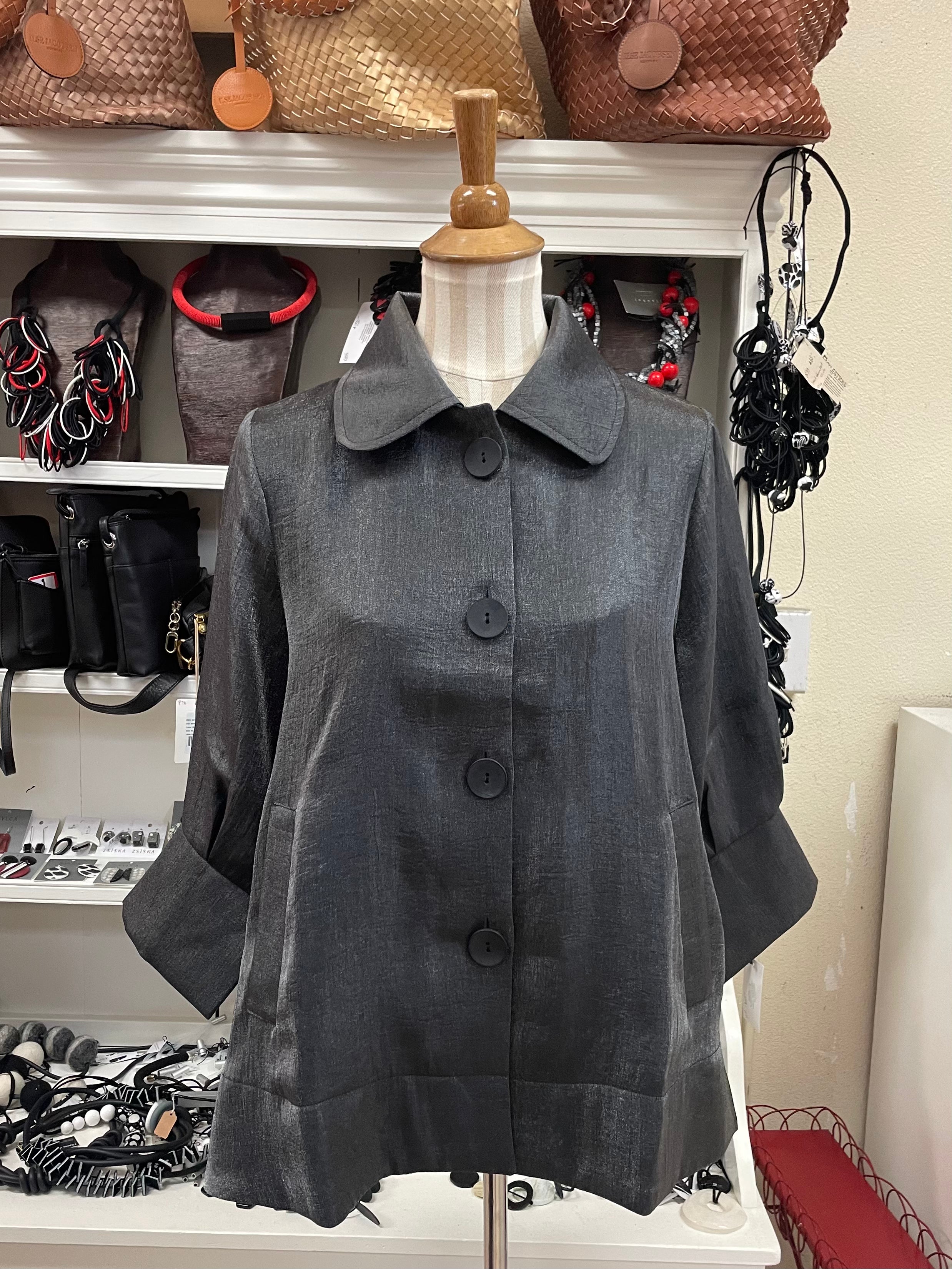 DAMEE WIDE BALL COLLAR JKT - 4741 - GRAY