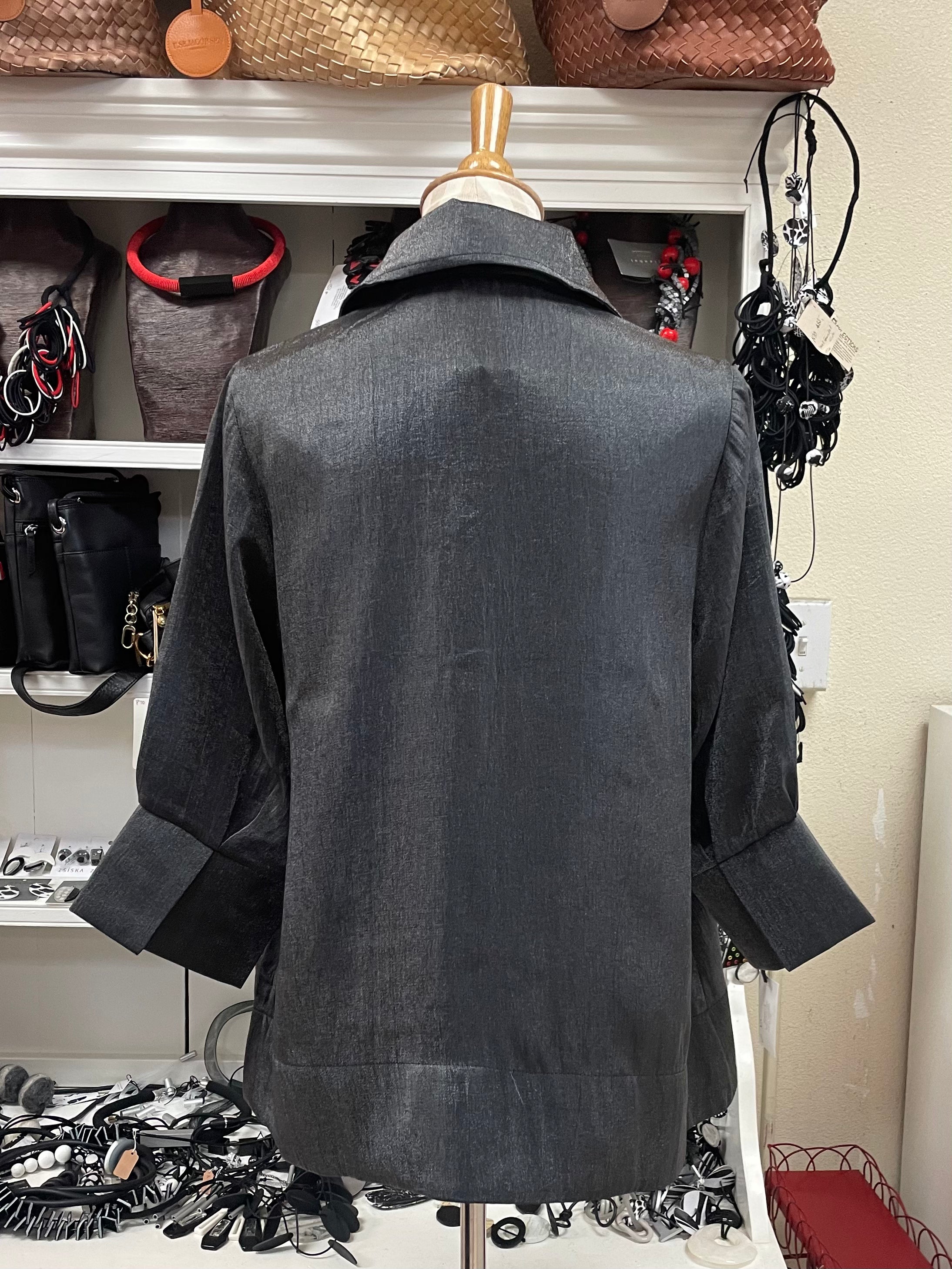 DAMEE WIDE BALL COLLAR JKT - 4741 - GRAY