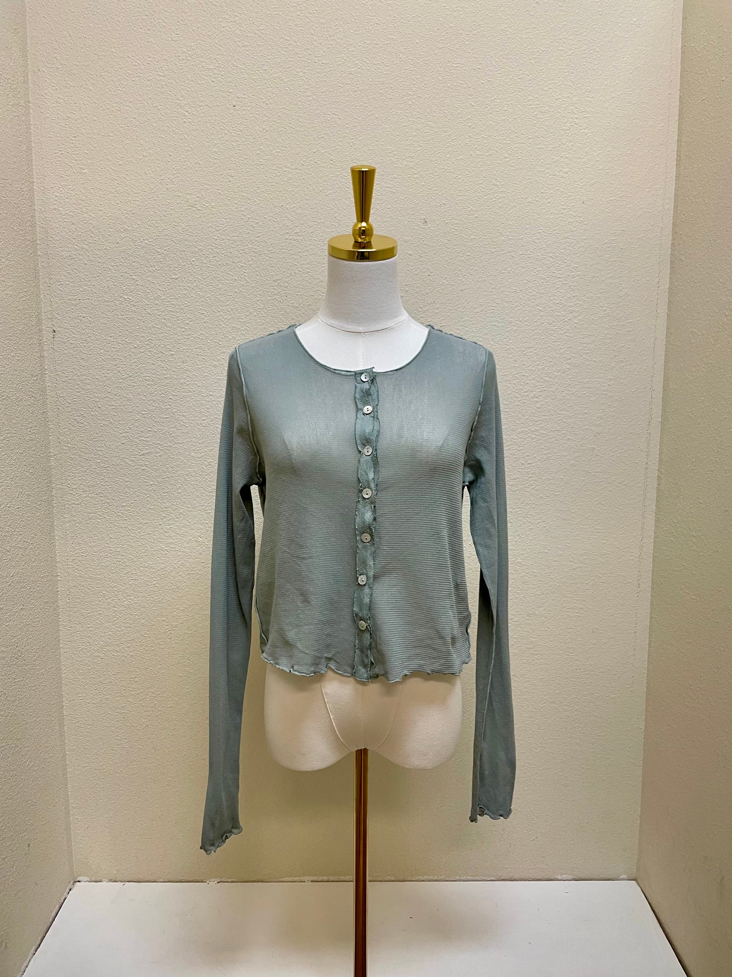CUT LOOSE Tulle Crop Cardigan - 1388763