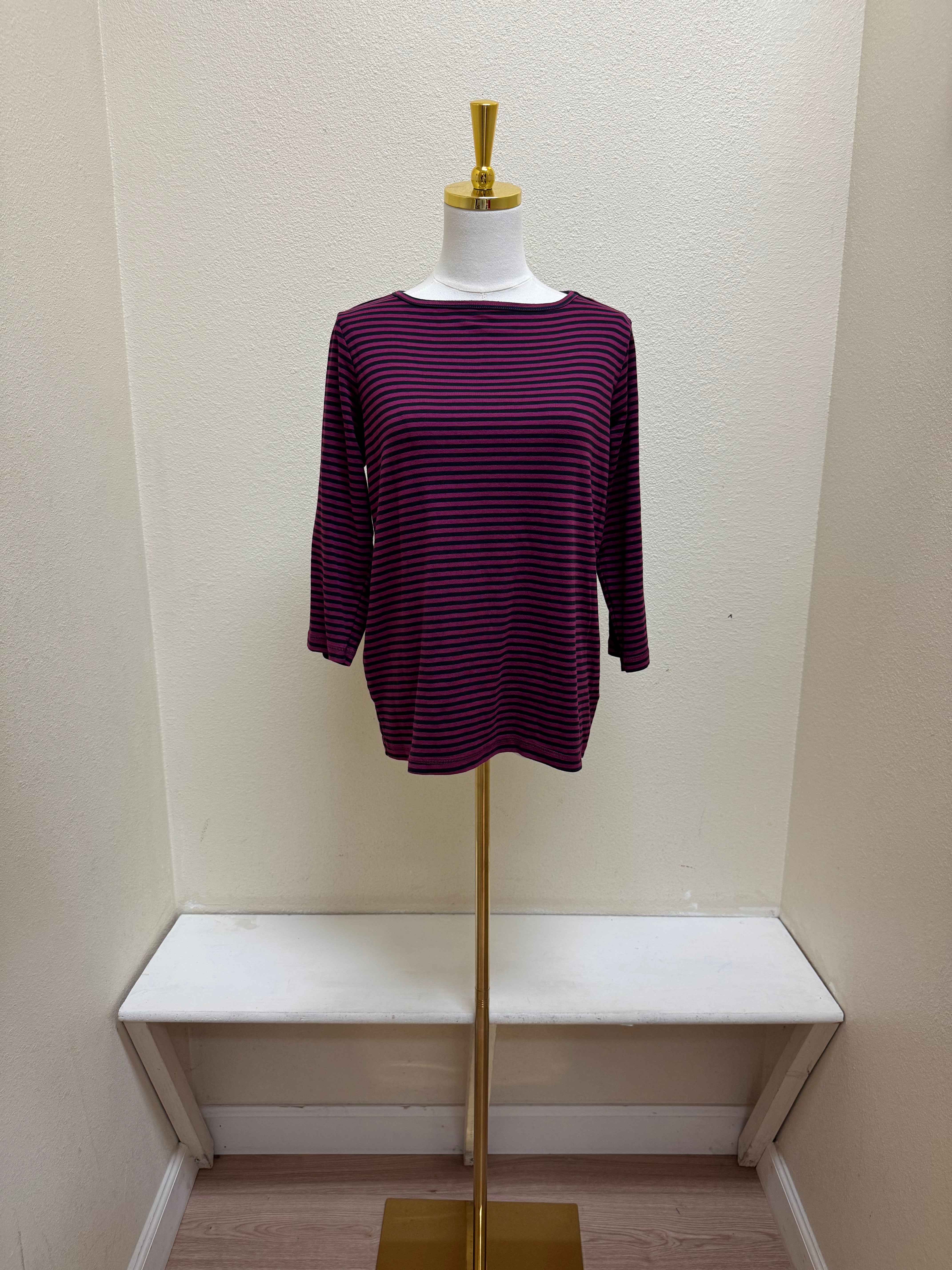 Color Me Cotton CMC Boat Neck Top - NS-3572