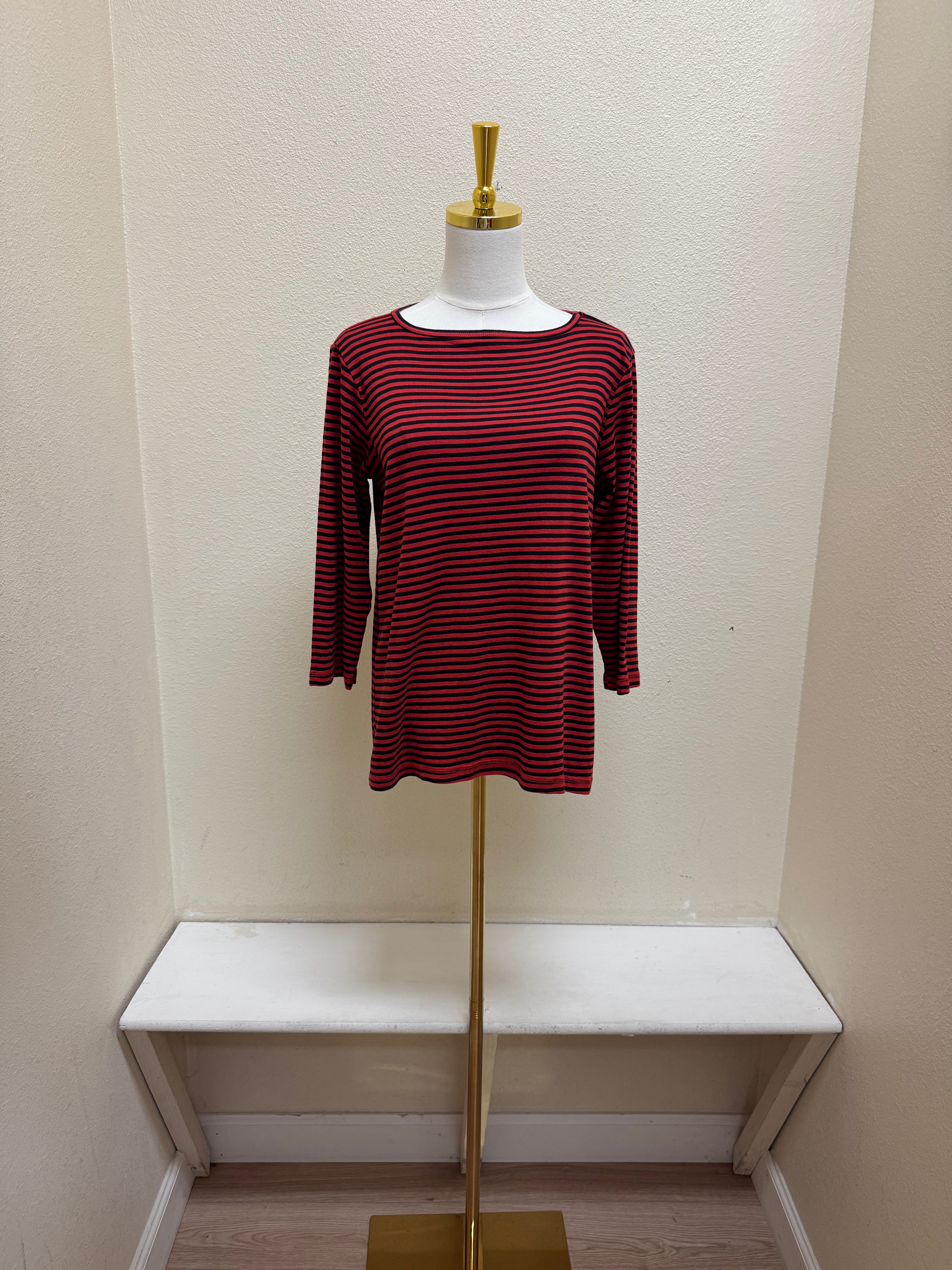Color Me Cotton CMC Boat Neck Top - NS-3572