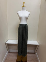 Chalet Recycled Crinkle Jersey Flowy Tilley Pant - C68355 - BRASS SOLID