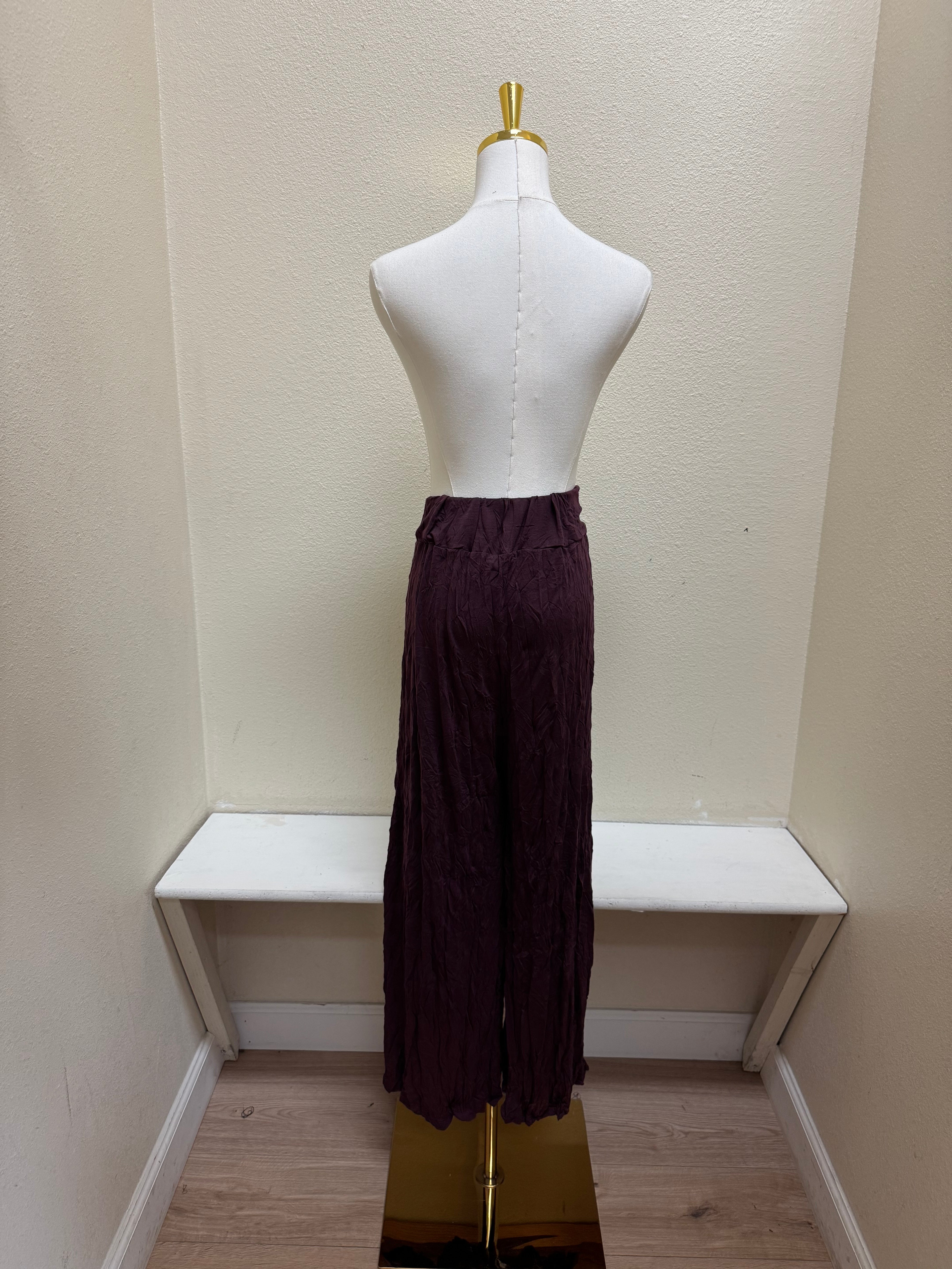 Chalet Recycled Crinkle Jersey Flowy Tilley Pant - C68355