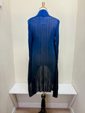 Alquema Long Collare Coat - MEDIEVAL BLUE