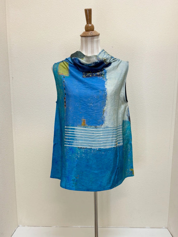 3 Potato Court Sleeveless Top - 7201 - BLUEB