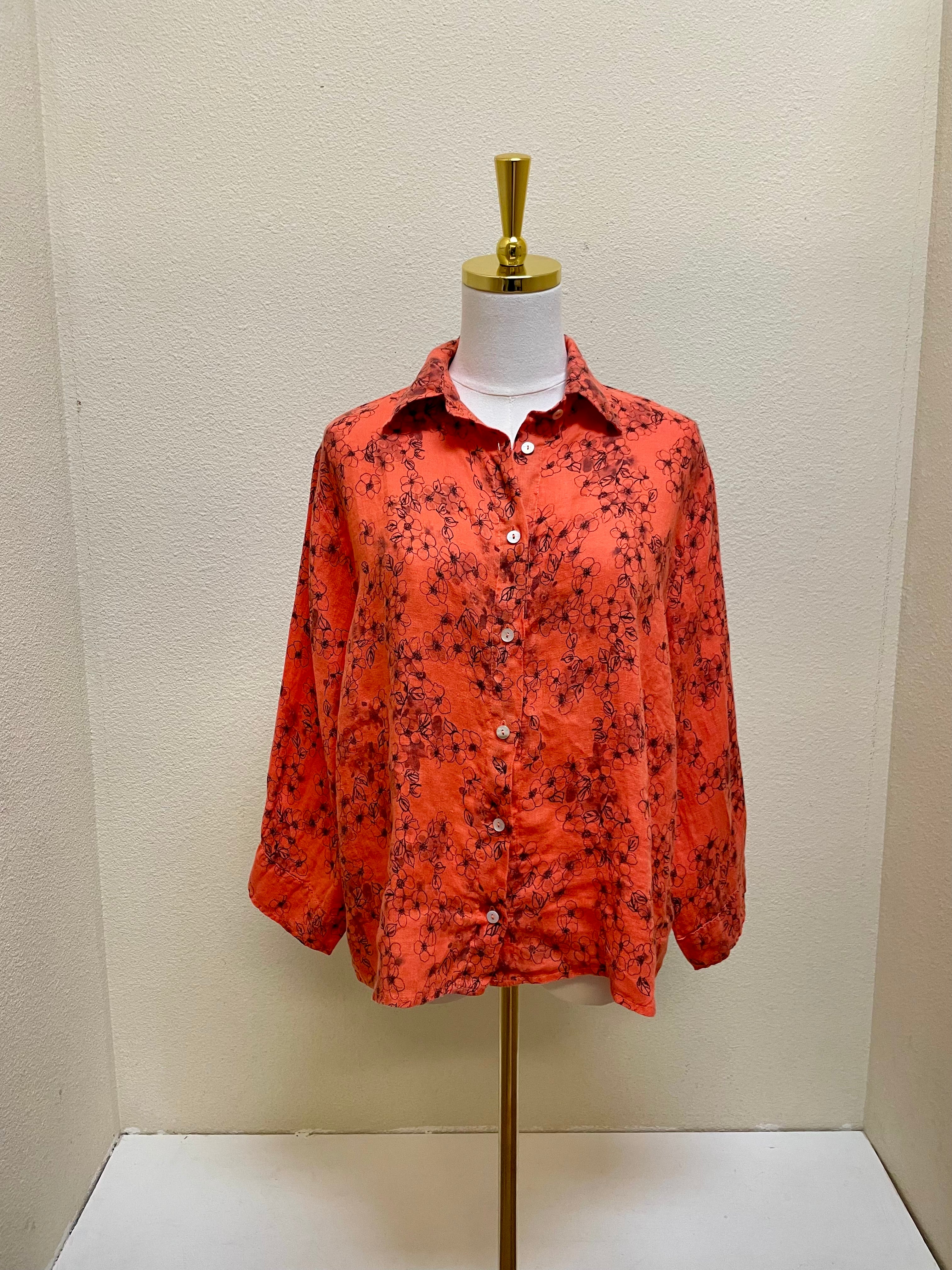 CUT LOOSE Morning Glory Crop Shirt - 4026806