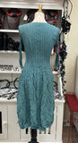 Alquema 3/4 Sleeve Smash Pocket  Dress - MINERAL BLUE