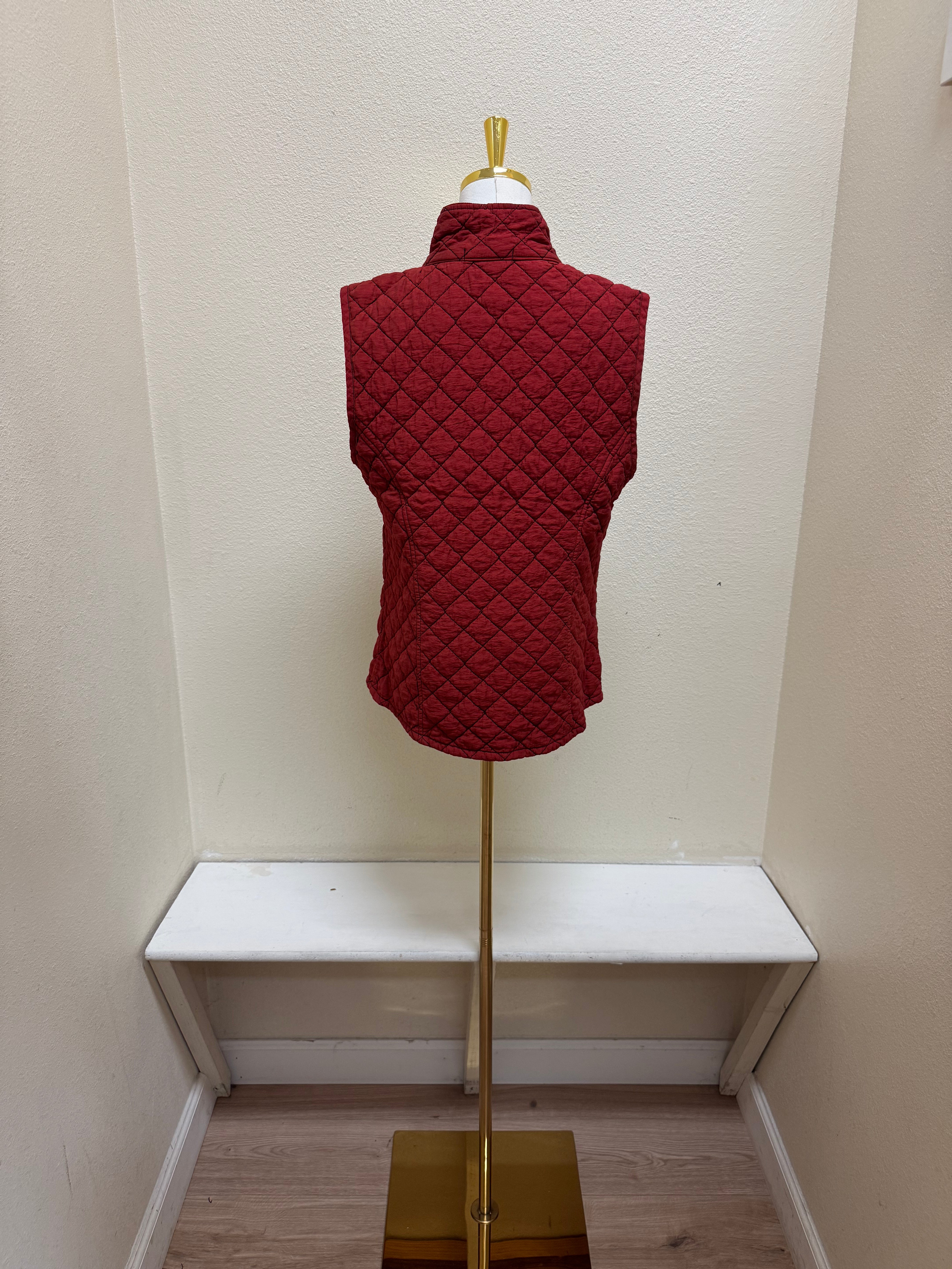 CUT LOOSE Quilted Parachute Zip Front Quilted Vest - 6595655