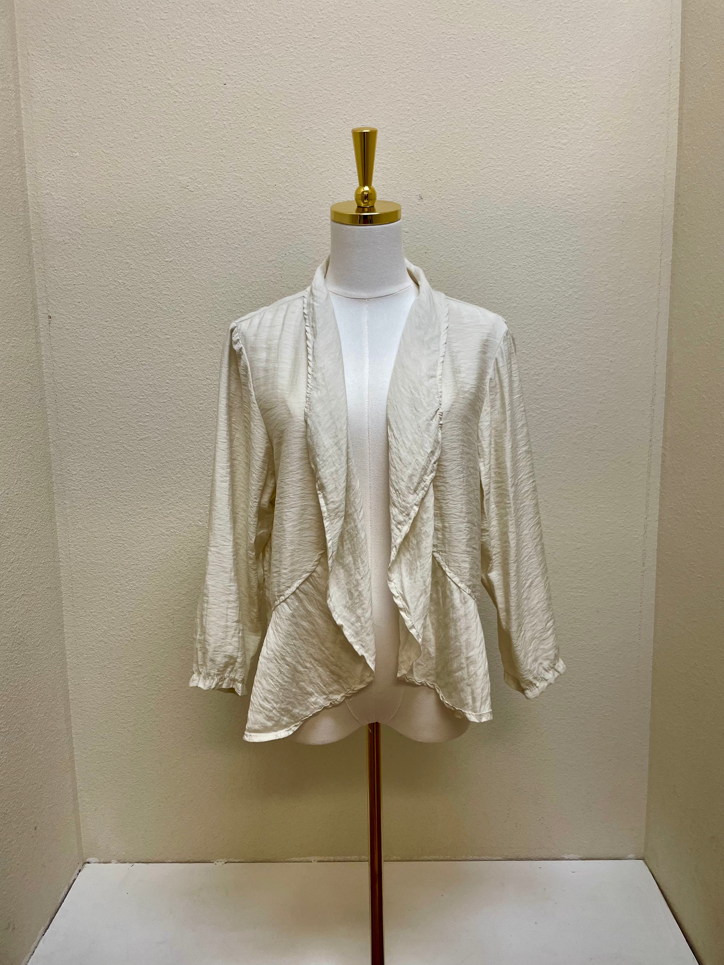 CUT LOOSE - Rayon Parachute Ruffle Jacket - 6218682