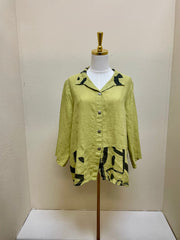 Fenini Patch Shirt - C46835PPEA - PEA