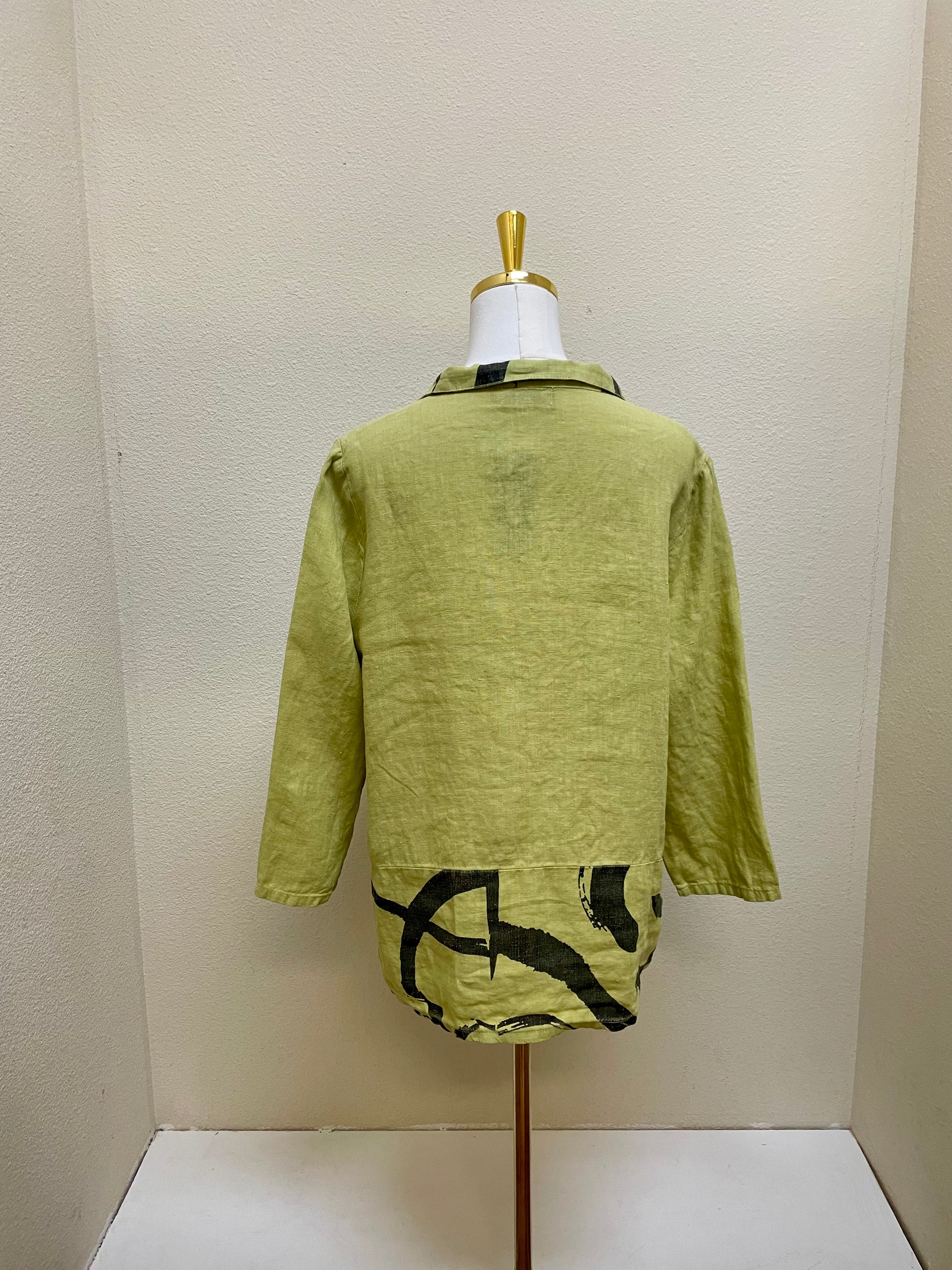 Fenini Patch Shirt - C46835PPEA - PEA