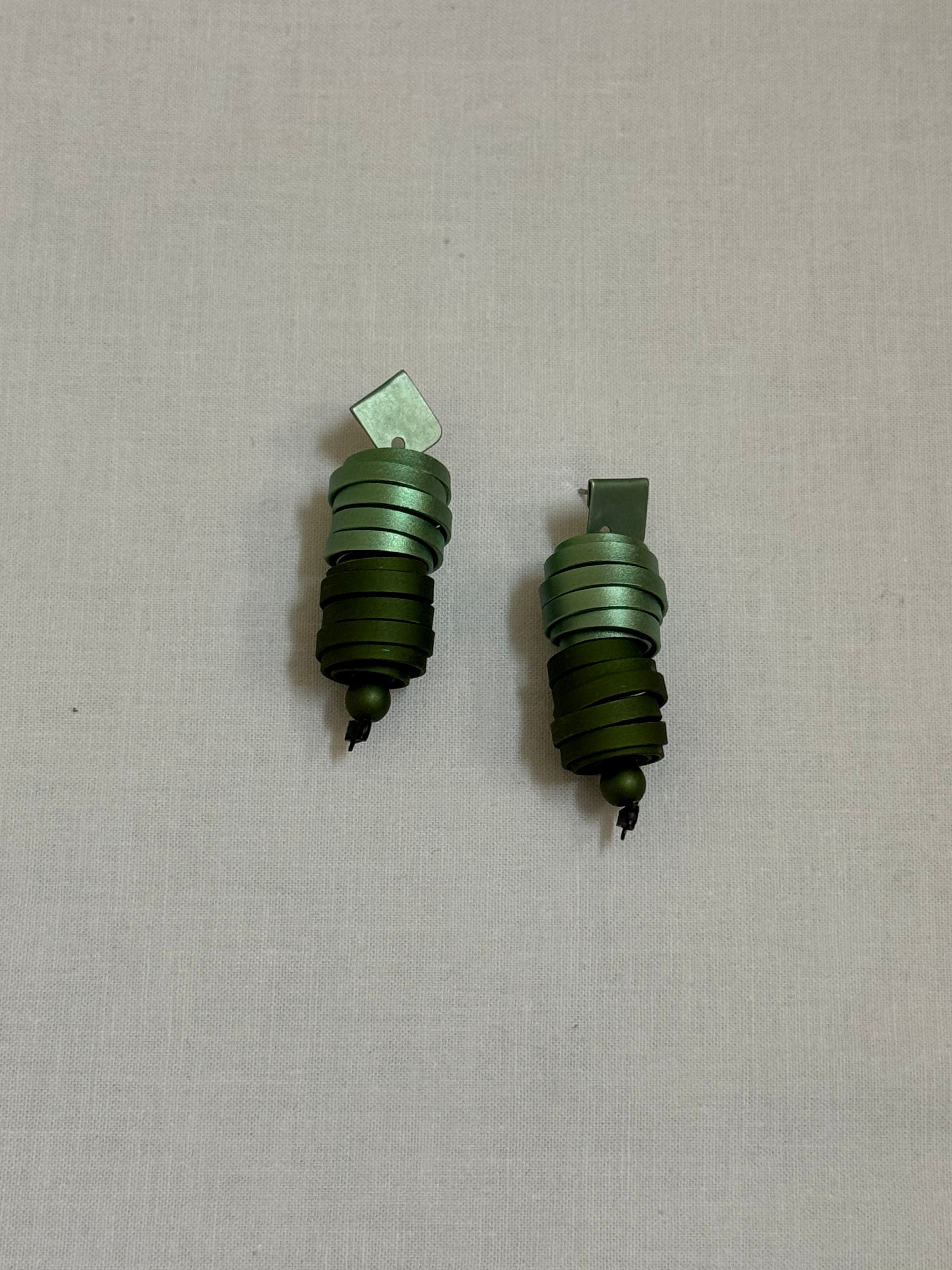 Monica Krexa Earrings - MKE-EARRINGS - GREEN 2