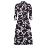 Alquema Nehru Coat Dress - STORM