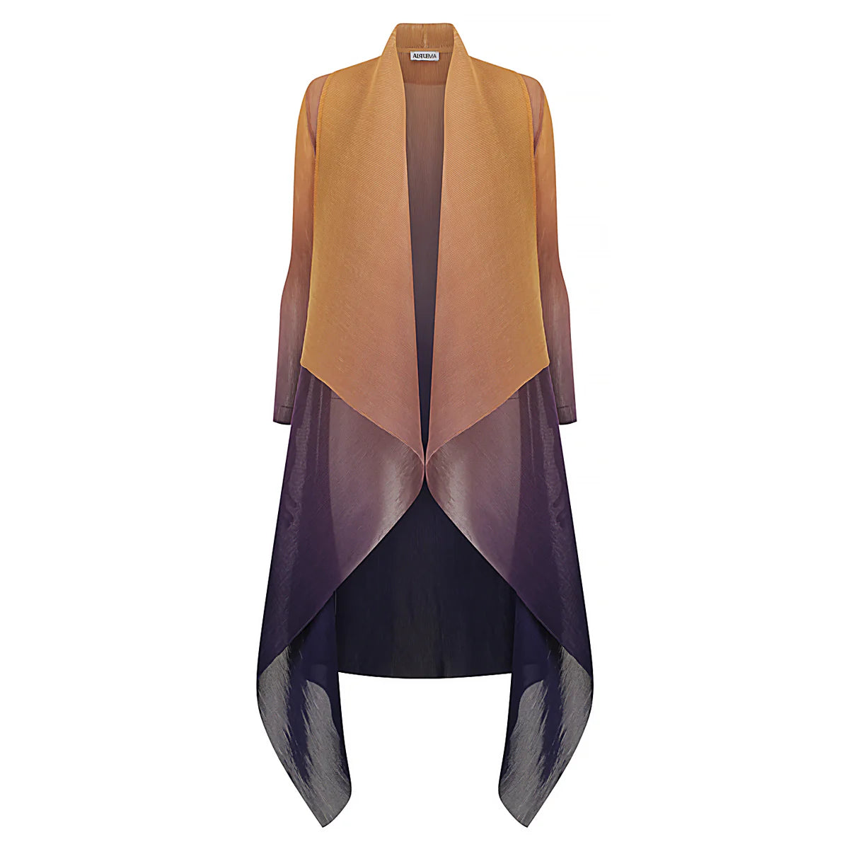 Alquema Long Collare Coat - HONEY GOLD