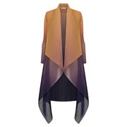Alquema Long Collare Coat - HONEY GOLD