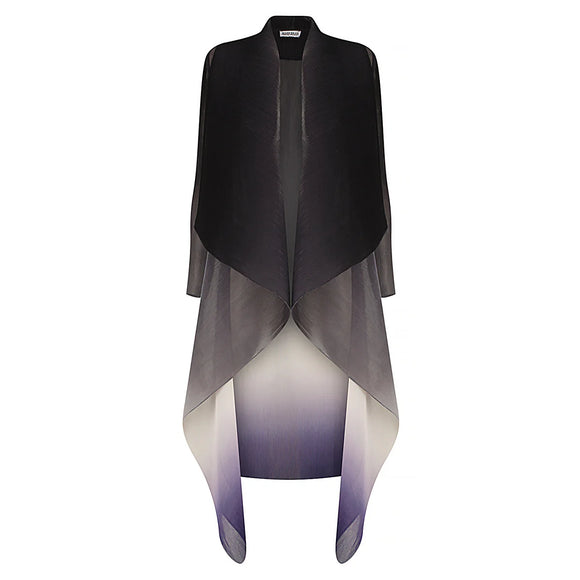 Alquema Long Collare Coat - JET BLANC