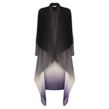 Alquema Long Collare Coat - JET BLANC