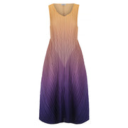 Alquema Long Estrella Dress - HONEY GOLD