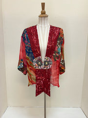 Sterling Style Frog Closure Jacket - 6076J RED